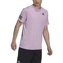 adidas Tennis T-shirt Club 3 Stripes purple Men